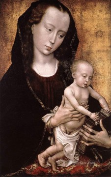 vincent laurensz van der vinne Painting - Portrait Diptych of Philippe de Croy left wing Rogier van der Weyden